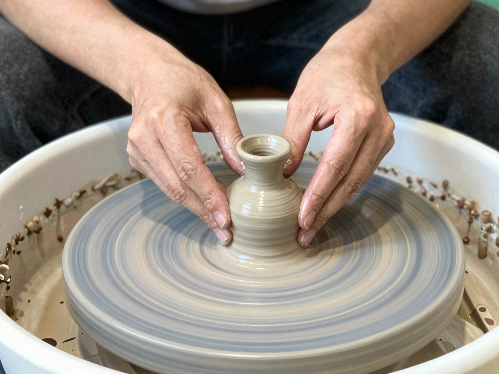 Vakmanschap in het maken van miniature vases