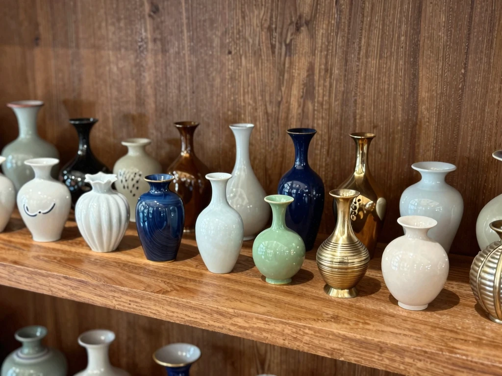 Verzameling van goed onderhouden miniature vases